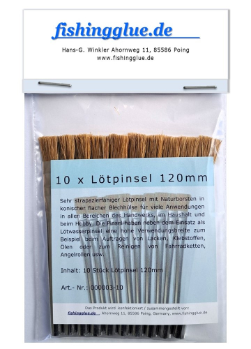 Lötpinsel 120 mm - 10er Pack